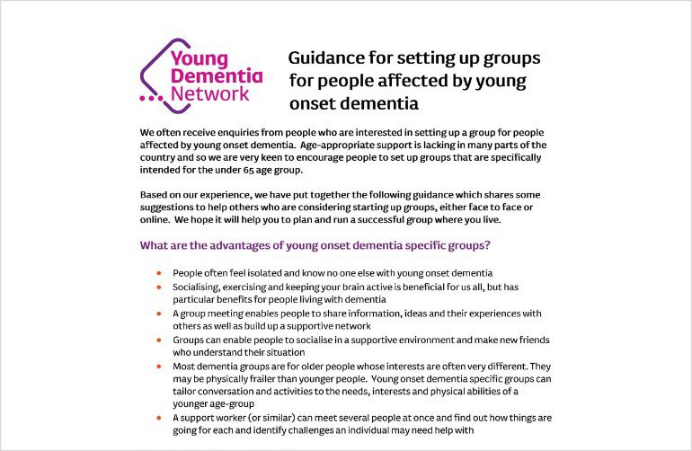 group guidance outline